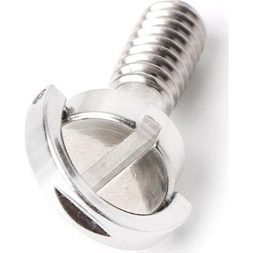 1/4-inch Camera Screw Stainless Steel Tripod Quick-mounted Fast-dismantling Plate Screws Groove Screws Word Lengthened