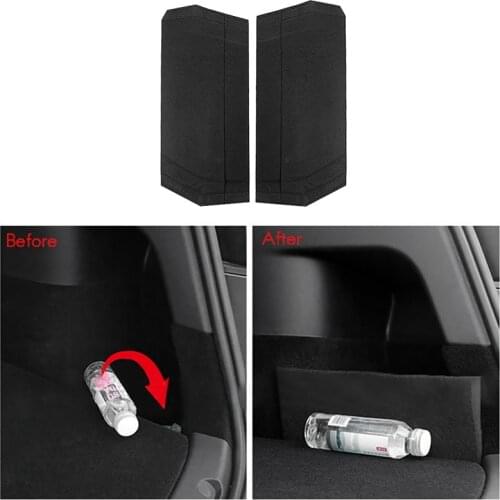 2Pcs Car Trunk Side Storage Organizer Board Storage Partitions on Both Sides for Tesla Model Y 2021