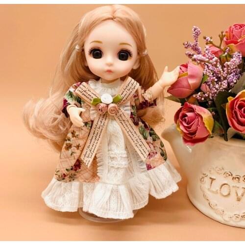 6 inch 16cm childrens doll princess play house kindergarten gift girl toy