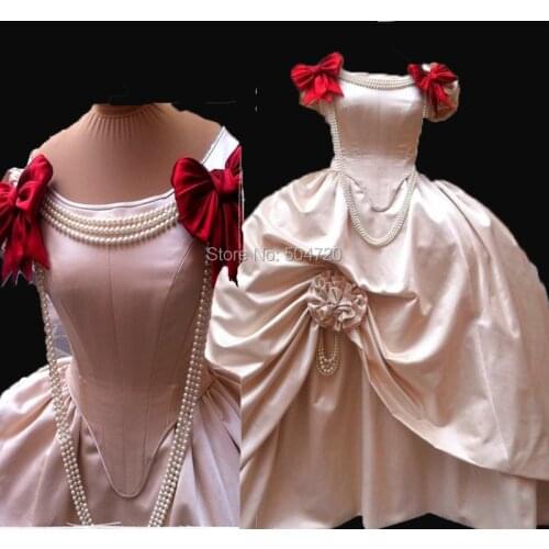 Tailored!NEW Royal Duchess Queen Marie Antoinette Theatre Vintage costumes Renaissance Gothic Civil war Gown dress HL-300