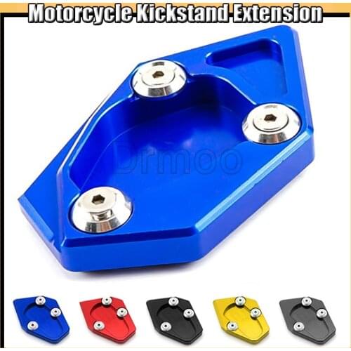 Motorcycle CNC Accessories Motorbike Side Stand Enlarge Extension Kickstand For Kymco Xciting400 Xciting 300