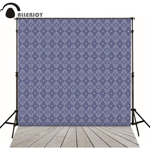Allenjoy photography backdrops retro victorian frame blue floral backgrounds for photo studio send folded sale royal classical