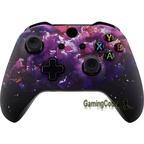 EXtremeRate Surreal Lava Patterned Faceplate Front Housing Shell Case for Xbox One X & One S Controller (Model 1708)