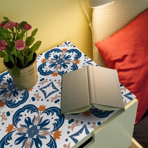 European-style decorative tiles Dutch style LACK living room desktop stickers desk renovation wallpaper stickers