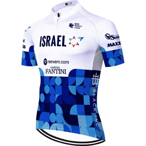 2021 pro team ISRAEL cycling jersey Summer Mountain bike shirt ropa bicicleta hombre breathable short sleeve Bicycle jersey