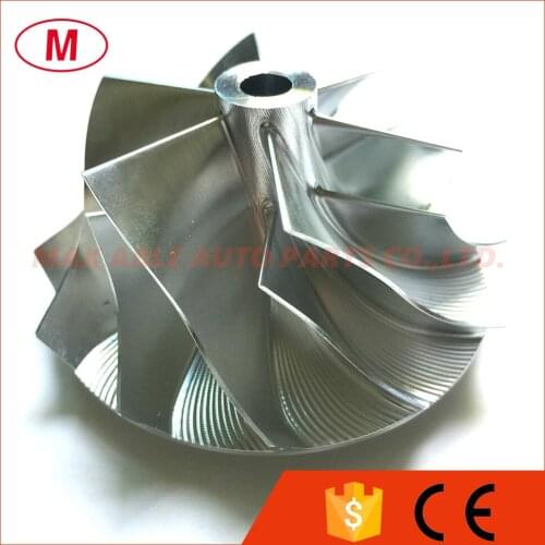 RHF55 46.50/60.00mm 6+6 blades High Performance Turbo Aluminum 2618/Milling/Turbo Billet Compressor wheel for Suba*ru VF53