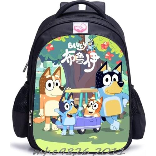 Disney bingo bluey Backpack Children School Bags Boys Girls Daily Travel Backpack Cartoon Mochila School Gifts
