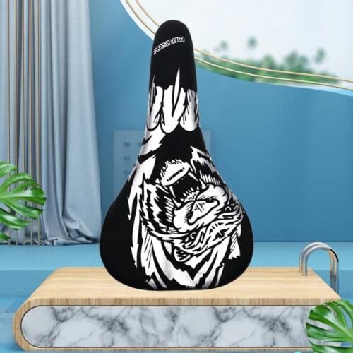 PP Tiger Print Bicycle Saddle Antislip Good Filling Breathable Bicycle Seat Road Bike Saddles Sponge Outdoor Non-slip Cushions