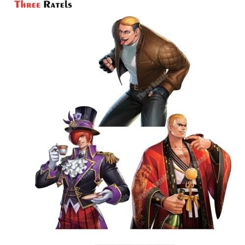 Three Ratels D75 Geese New Year Iori Yagami And Yamazaki Dark Society KOFAS Sticker For Passat B5 Car Accessories Auto Decals