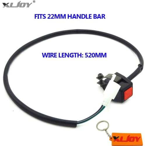 XLJOY Button Stop Kill Switch For 125cc 140cc 150cc 160cc YX Lifan SSR YCF Thumpstar Pit Dirt Bike