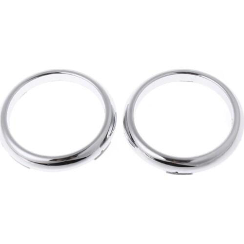 1 Pair ABS Chrome Front Fog Light Lamp Cover Trim For 2 Mk2 2009-2012