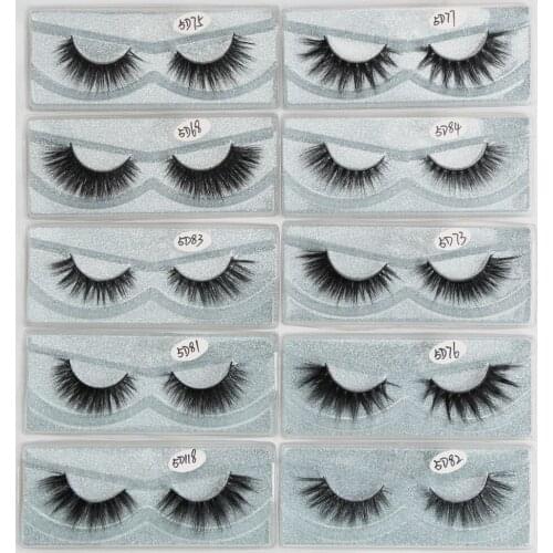 1 Paris 5D Mink Eyelashes Long Lasting Mink Lashes 100% Cruelty free Natural 3D Mink Eyelashes Eyelash Extension Reusable Makeup