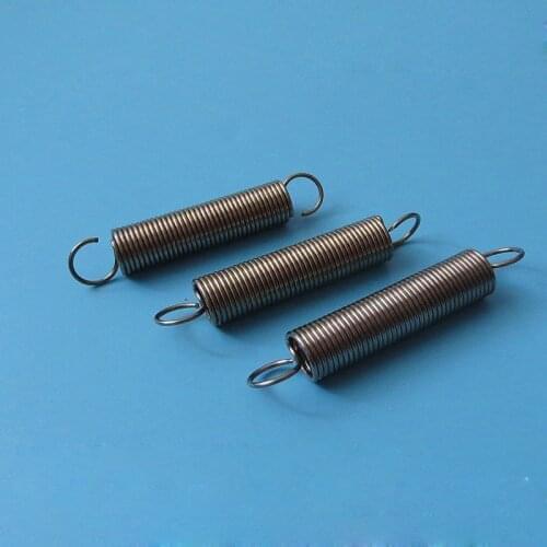 1pcs small pull spring tension spring wire diameter 2.5-4mm outer diameter 18-25mm length 100-200mm spring