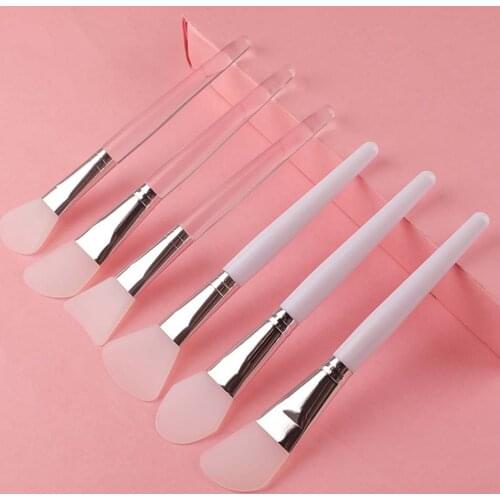 1pcs Professional Silicone Mask Brush DIY Home Salon Silicone Facial Mud Mixing Brush For Skin Care Reusable Cosmetic Tool