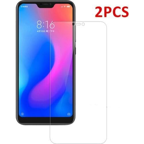 2 PCS For Xiaomi Mi A2 Glass Mi A2 Lite Screen Protector Tempered Glass on the For Xiaomi Mi A2 Lite Glass Protective Phone Film