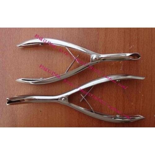 2pcs Stainless steel rhinoscope mirror eurynter adult child Family Health medical care dressing Medical care medical healthcare