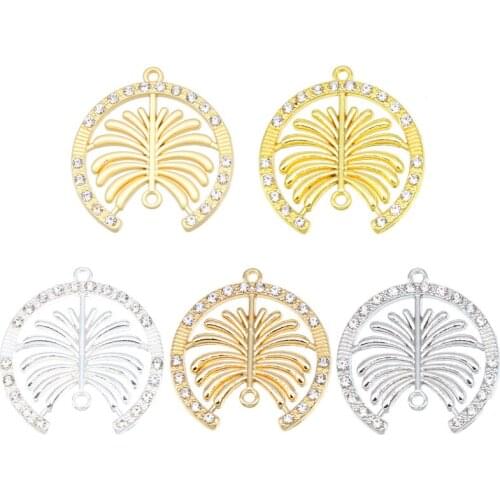 3pcs DIY Necklace Bracelet Accessories Dubai Palm Island Exquisite Womens Glamour Fashion Pendant Handmade Jewelry Accessories