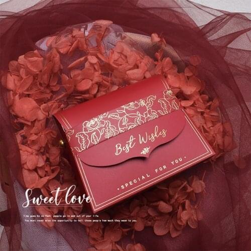 5pcs/set Portable Party Wedding Special Supplies Favor Gift Box Chocolate Treat Candy Gift Bag Baby Shower Birthday Party Decor