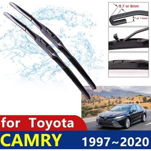 Car Wipers Blade for Toyota Camry 1997~2020 20 30 40 50 70 XV20 XV30 XV40 XV50 XV70 XV Windshield Wipers Car Accessories