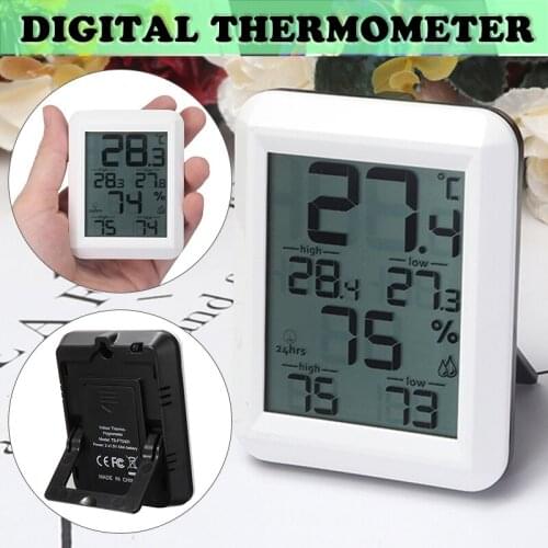 Digital Indoor Outdoor Thermometer Hygrometer Weather station For Home Garden Greenhouse Bedroom Thermometer Humidity Meter