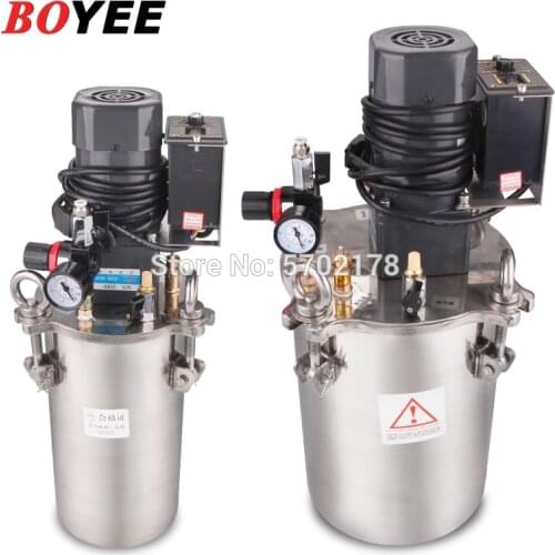Pressure barrel automatic mixing glue pressure barrel stainless steel pressure tank
