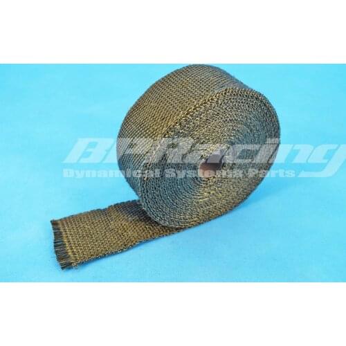 Length 393"inch/10meter Width 1"inch/2.5cm Header Turbo Manifold Heat Wrap Front Pipe Turbo Insulating Tape Black/Blue/Red/Beige