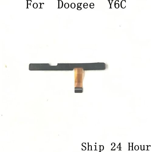 Doogee Y6C Used Power On Off Button+Volume Key Flex Cable FPC For Doogee Y6C Repair Fixing Part Replacement