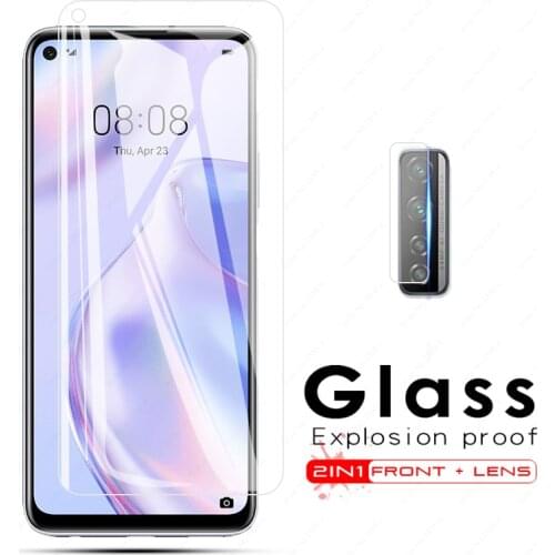 HD Tempered Glass For Huawei nova 7se 7 se p40 lite light 5G honor 30s p40lite 6.5 inch Screen Protector camera Protective Film