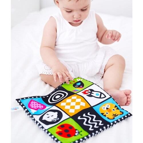 Early Education Colorful Baby Cloth Books Ringing Paper Baby Book Torn not Rotten Reading Educational Toys 9 Options