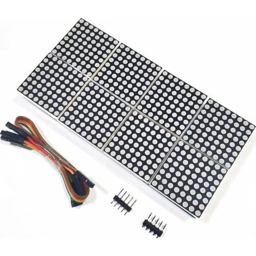 MAX7219 dot matrix module 8 dot matrix 2*4 display module MCU control driver module