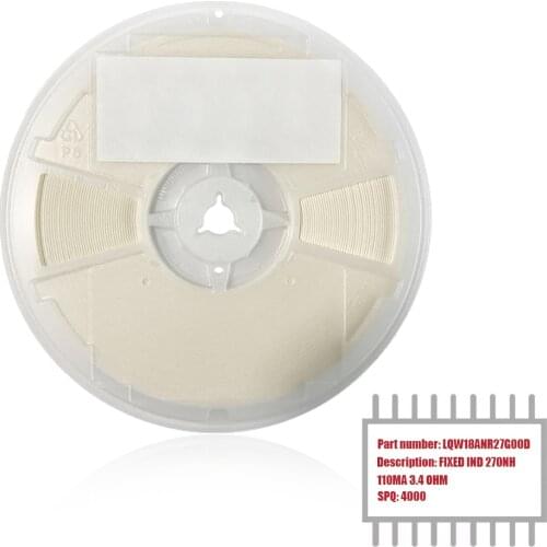 My Group Asia 4000PCS LQW18ANR27G00D Wirewound Unshielded 0603 FIXED IND±2% 270NH 110MA 3.4 OHM Inductors in Stock