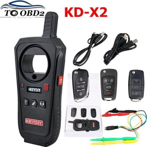 Original KEYDIY KD-X2 KD X2 Remote Maker Unlocker and Generator-Transponder Cloning Device with 96bit 48 Transponder with chip