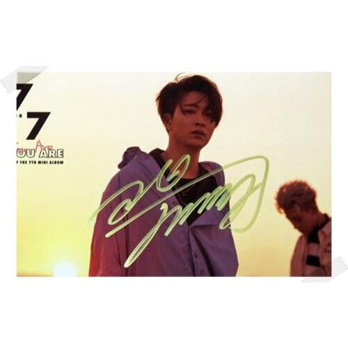 Signed GOT7 GOT 7 Choi Young Jae autographed photo 7 FOR 7 6 inches free shipping 102017B