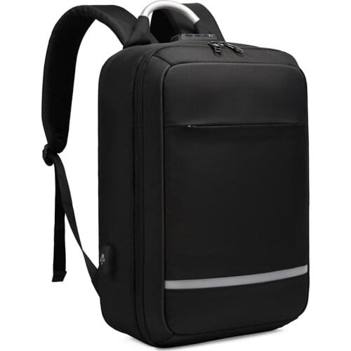 RFID Blocking Anti theft Backpack Men Large Shoulder Bag Packs Business Travel 17 inch Laptop Bags USB Charger School Backpacks