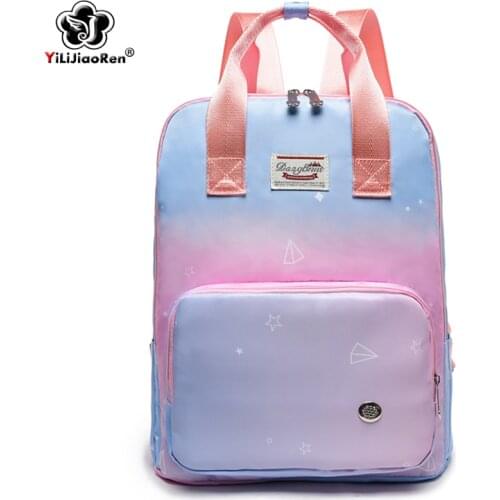 Fashion Waterproof Gym Backpack Women Sport Backpack High Quality Oxford Large Backpack School Bags for Girls Outdoor Travel Bag