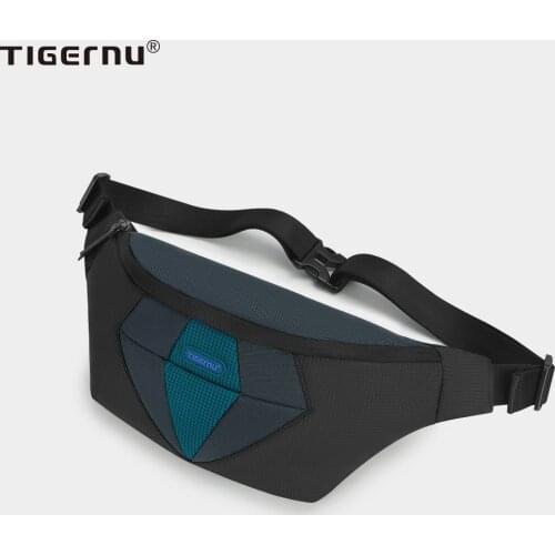 Tigernu Men Waist Bag Pack Fashion Outdoor Fanny Pack Waist Packs For Men Travel Phone Pouch Bags Crossbody Bags Money Belt Bags