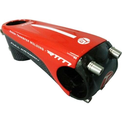 Tmaex New Type Superlight Carbon Stem Road Mountain Bike Stem 80Mm Red Stem Bicycle Parts