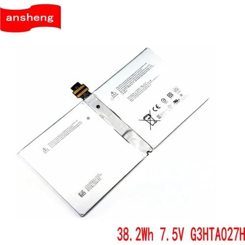 High Quality 38.2Wh 7.5V G3HTA027H battery for Microsoft 1724 Surface 4 Surface Pro 4 12.3" Tablet Series DYNR01 5087mAh