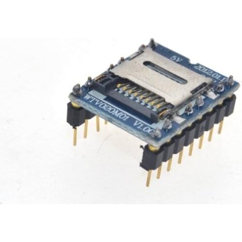 WTV020 WTV020-SD WTV020SD-20SS Mini SD Card MP3 Sound Module voice module For PIC Arduino 2560 UNO R3 WTV020-SD-16P