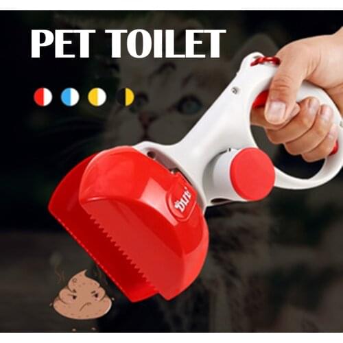 1Pcs Pet Pooper Clip Outdoor Clean Poop Scoop Pick Up Waste Picker Cleaning Tools Dog Excrement Collector