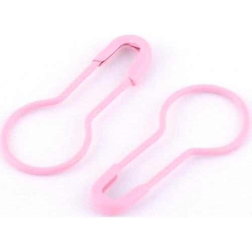 100pcs Mini Safety pins Gourd Shape Apparel Accessories Marker Tag Gourd Pins Safe Craft Knitting Cross Stitch Holder DIY Sewing
