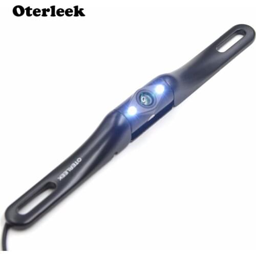 2017 New EU RU Licence Plate Frame Camera Waterproof CMD Rear View camera PAL NTSC 2 LED Backup Camera Parking Assistance