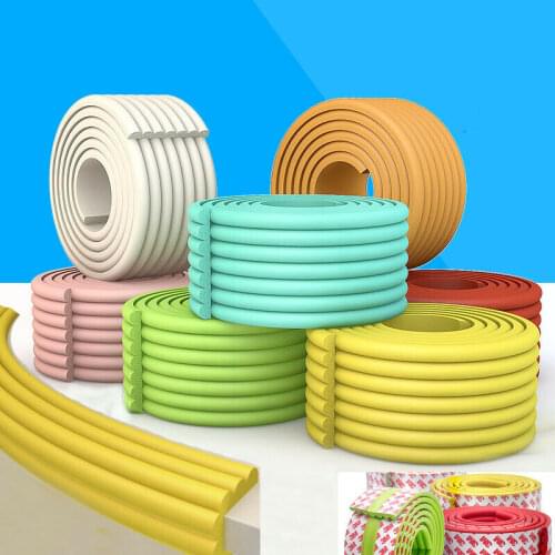 6M Long W-type Foam Rubber Baby Toddler Safety Proofing Table Guard Protector Strip
