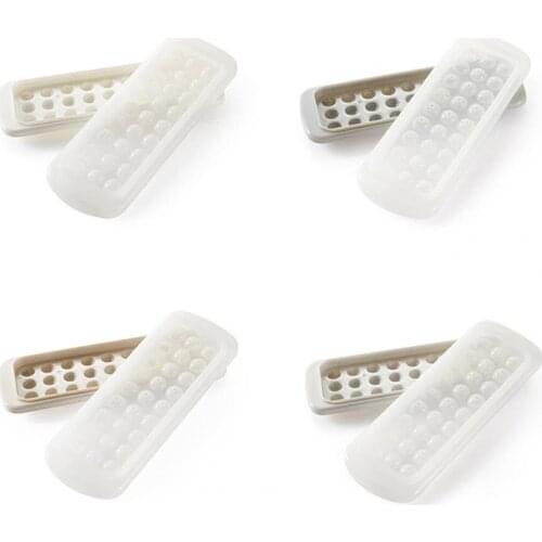 60%HOTIce Cube Tray Round Shape with Lid Plastic Flexible Ice Ball Mould for Home