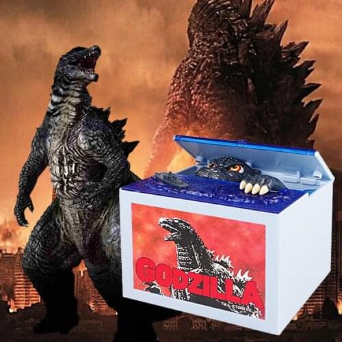 9CM Gojira Money Boxes Godzilla Home Decor Coin Cute Piggy Bank Cash Box Money Bank for Kids Collectible Toy Christmas Gift