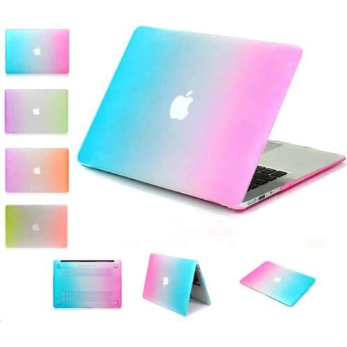 Laptop Case Cover Touch Bar Retina for Apple MacBook Air Pro 11/12/13/15 Colorful Hard Notebook Shell Laptop Case