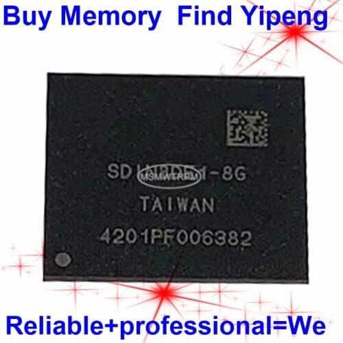 SDIN8DE1-8G BGA153Ball EMMC4.5 4.5 8GB Mobilephone Memory New original and Second-hand Soldered Balls Tested OK