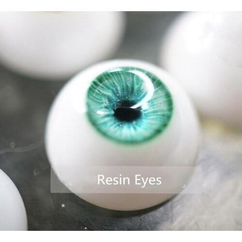 Doll Eyes Blue Eyes BJD Eyes for 1/3 1/4 1/6 BJD Doll Accessories,Handmade Resin Eyes Safety Eyes Toy Eyes 12mm 14mm 16mm