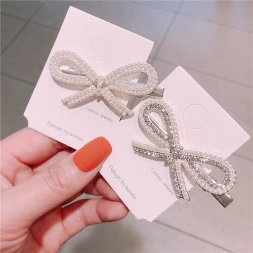 Fashion cute flowers Hair Barrette Hair Clip Hairpin Girls rhinestone autumn winter Hair Accessories Women Headdress Wholesale