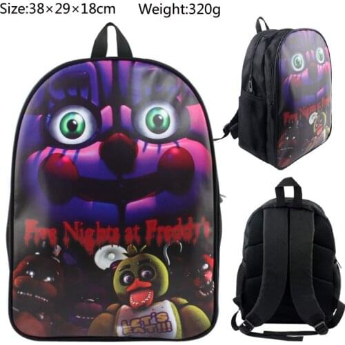 IVYYE Nights Bear Five Fashion PU Backpacks Rucksacks Cartoon School Backpack Casual student Bags travel Knapsack Unisex New
